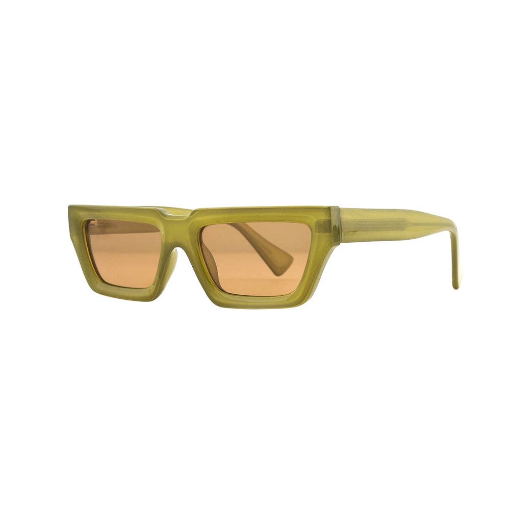 Ryan Simkhai Eyeshop - IVY | Green / Amber Lens | Polarized Sunglasses