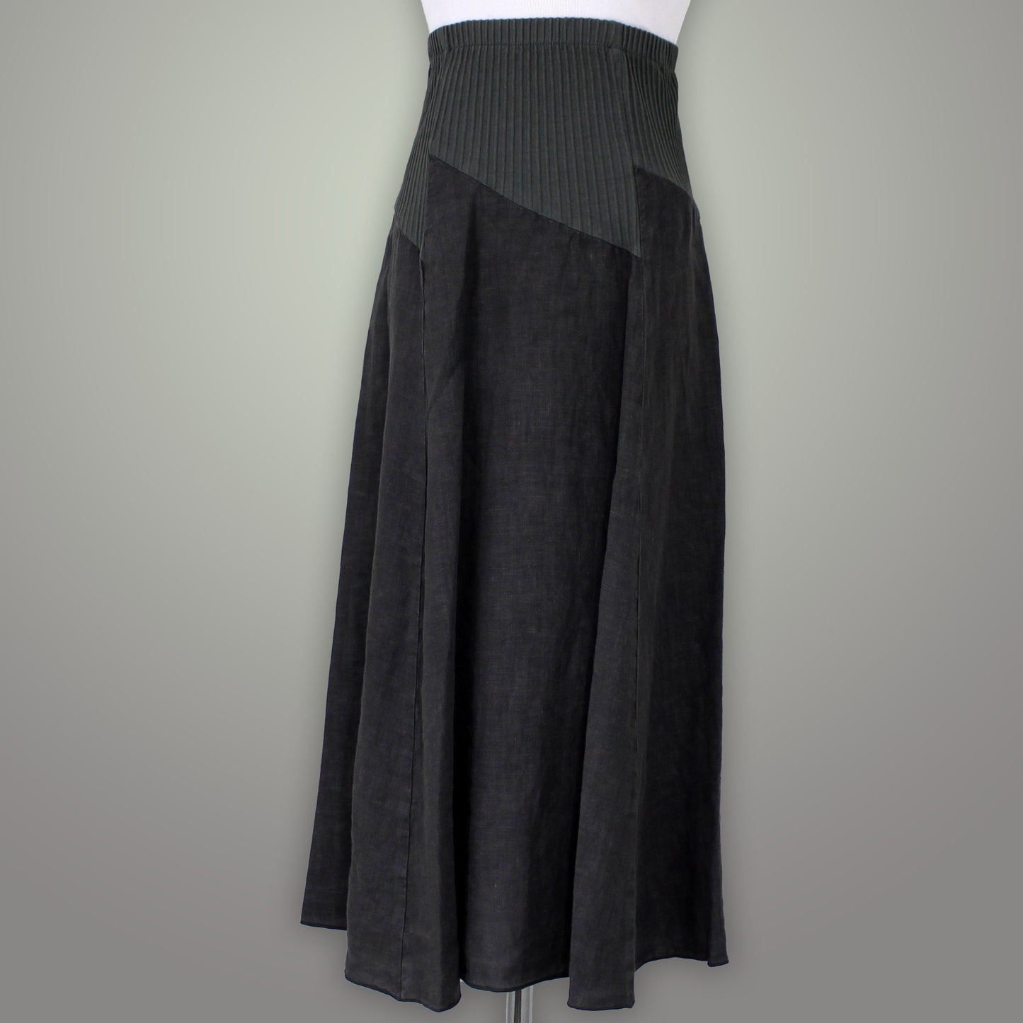 Fenini Linen Rib Skirt - [variant_title] - beyondcotton.myshopify.com