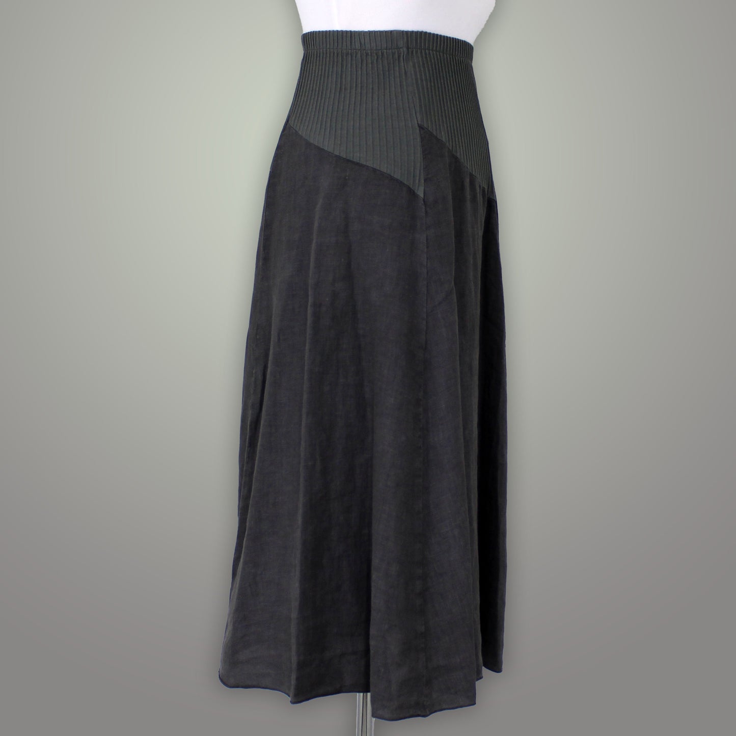 Fenini Linen Rib Skirt - [variant_title] - beyondcotton.myshopify.com