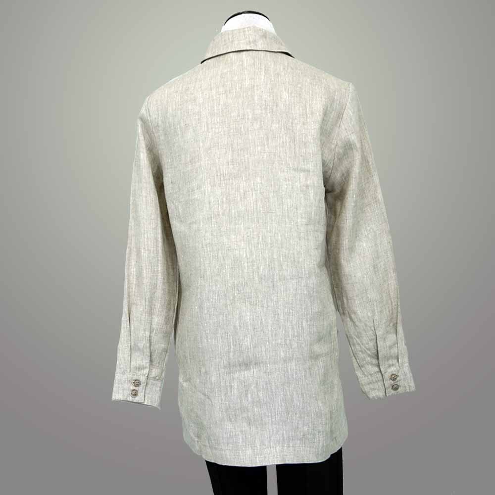 Crown Linen Lightweight Field Jacket - [variant_title] - beyondcotton.myshopify.com
